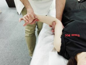 肩関節の整復